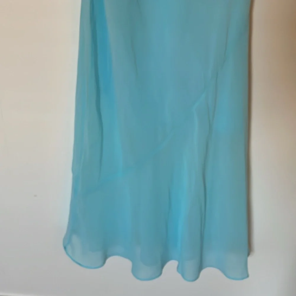 Blue Cowl Neck Abercrombie and Fitch Midi Dress - Picture 4 of 6